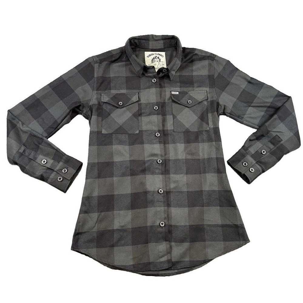 Dixxon Women's Marked Out Flannel Button Up Size L Normcore Gorpcore